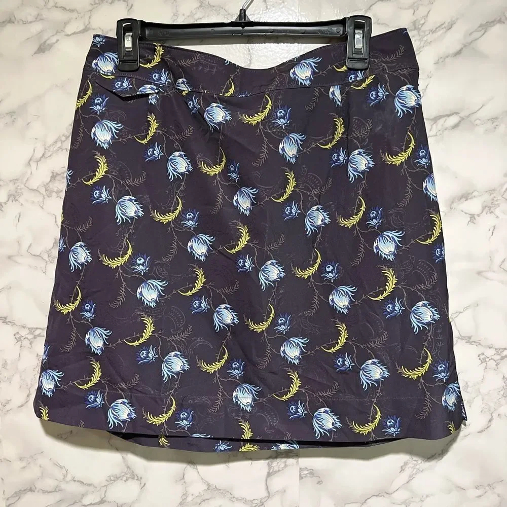 Nike Golf DRY-FIT UV Skirt Multi-Colored Prints SZ M
